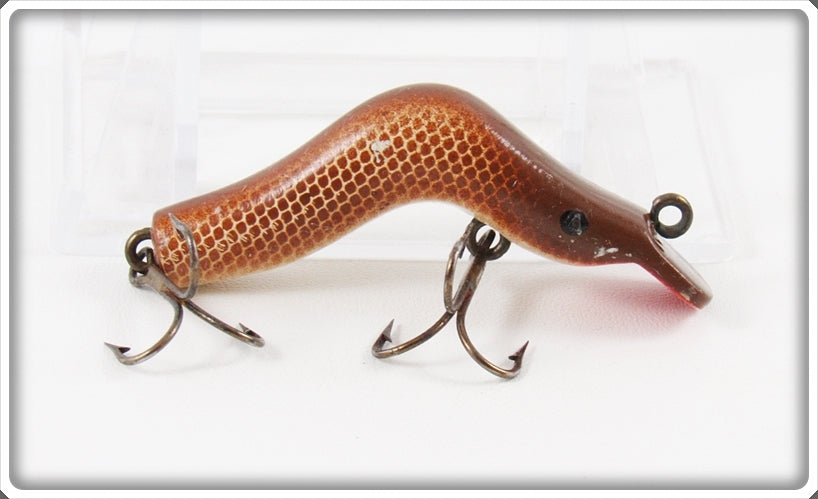 Vintage Pulver Lure Brown Scale Pulver Riser Lure