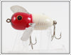 Heddon Red & White Shore Tiny Crazy Crawler