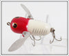 Heddon Red & White Shore Tiny Crazy Crawler