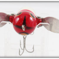 Heddon Red & White Shore Tiny Crazy Crawler