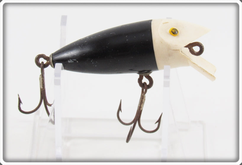 Vintage American Bait Co Black & White Wiggle Witch Lure For Sale | Lure Lagoon Vintage American Bait Co Black & White Wiggle Witch Lure For Sale | Lure Lagoon