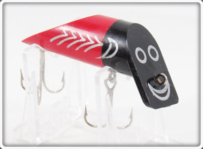 Vintage Selby Red & Black Flat Head Lure