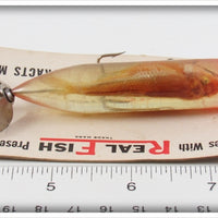 Real Fish Lures Preserved Minnow On Card