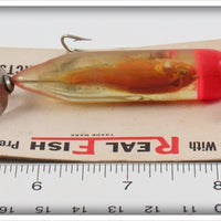 Real Fish Lures Preserved Minnow On Card