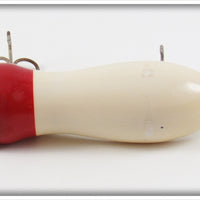 Pflueger Red & White Early No Eye Wizard Wiggler