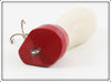 Pflueger Red & White Early No Eye Wizard Wiggler