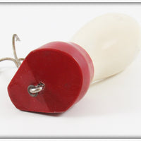 Pflueger Red & White Early No Eye Wizard Wiggler