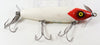 Vintage Shakespeare Red Head White Lucky Dog Lure