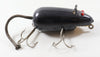 Vintage Creek Chub Fisherman Altered Black Lucky Mouse Lure