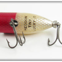 Heddon Red Head White Tiny Lucky 13