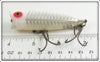 Heddon White Shore Chugger Spook