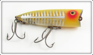 Vintage Heddon Yellow Shore Chugger Spook Lure