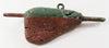 Vintage Primitive Green & Brown Float
