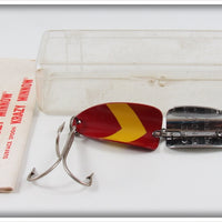 Austin Engineering Co Chrome Red V Stripe Krazy Minnow Lure