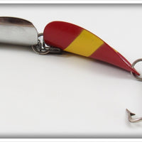 Austin Engineering Co Chrome Red V Stripe Krazy Minnow In Box