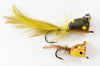 Vintage E. H. Peckinpaugh Co Peck's Frog Popper Lure Pair