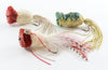 Hank Roberts Deer Hair Fly Rod Frog & Popper Lot Of Three