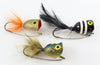 Vintage Mack's Tackle Fly Rod Popper Lure Lot Of Three Lures