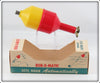 Bob O Matic Red & White Automatic Casting Float In Box