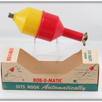 Bob O Matic Red & White Automatic Casting Float In Box