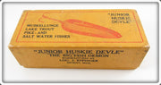 Vintage Lou Eppinger Junior Huskie Devle Empty Lure Box