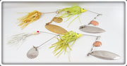 Vintage Roland Martin, Hildebrant & Bomber Spinner Bait Lot Of Four
