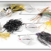Vintage Lot Of Six Buzz Baits