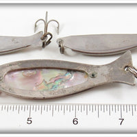 Mother Of Pearl Demon Spoon & Small Spoon Lot Of Three