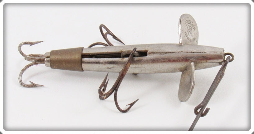 Vintage Pflueger Nickel Breakless Devon Minnow Lure