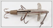 Vintage Pflueger Nickel Breakless Devon Minnow Lure