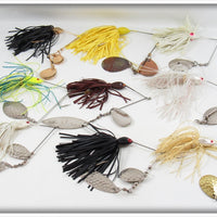 Vintage Lot Of Nine Spinner Baits