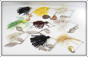 Vintage Lot Of Nine Spinner Baits