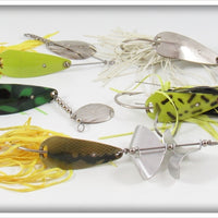 Vintage Strike King Spinner Bait & Buzz King Lot Of 5 Lures