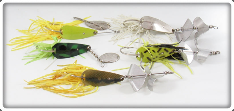 Vintage Strike King Spinner Bait & Buzz King Lot Of 5 Lures