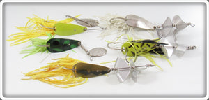 Vintage Strike King Spinner Bait & Buzz King Lot Of 5 Lures