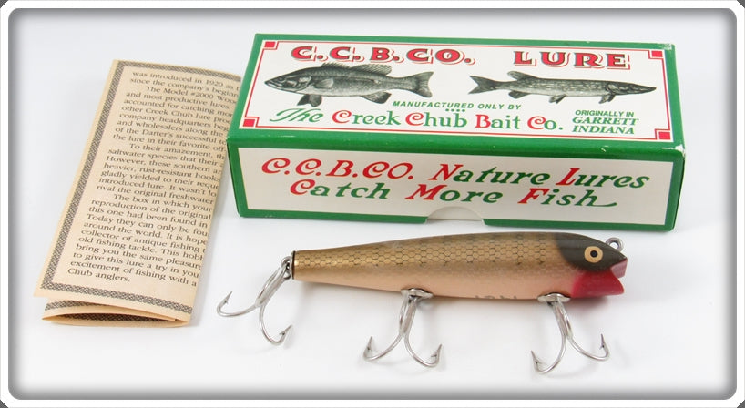 Creek Chub Limited Edition Pikie Scale Darter Lure In Box