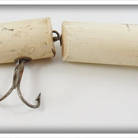 Vintage Creek Chub Red & White Giant Jointed Pikie Lure