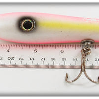 Creek Chub Pink, White & Yellow Pin Popper