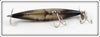 Heddon Silver & Black Coachdog Dying Flutter