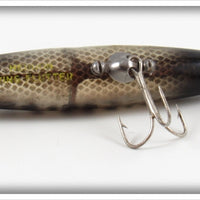 Heddon Silver & Black Coachdog Dying Flutter