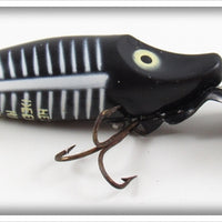 Vintage Heddon Black Shore Deep Dive River Runt Lure