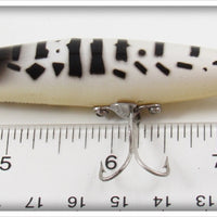 Heddon White & Black Coachdog Dying Flutter