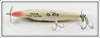 Heddon White & Black Coachdog Dying Flutter