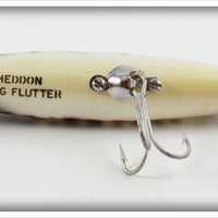 Heddon White & Black Coachdog Dying Flutter