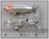 Heddon White Shore & Clear Tiny Torpedo Pair