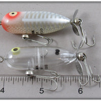 Heddon White Shore & Clear Tiny Torpedo Pair