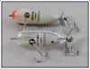 Heddon White Shore & Clear Tiny Torpedo Pair