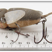 Heddon Grey Flocked Mouse Crazy Crawler