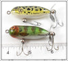 Heddon Natural Frog & Natural Sunfish Tiny Torpedo Pair