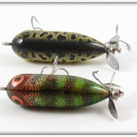 Heddon Natural Frog & Natural Sunfish Tiny Torpedo Pair